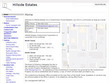 Tablet Screenshot of hillsideestates.net